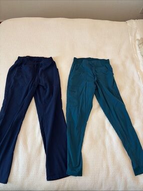 Navy Jockey & Teal Adar Srub Bottoms